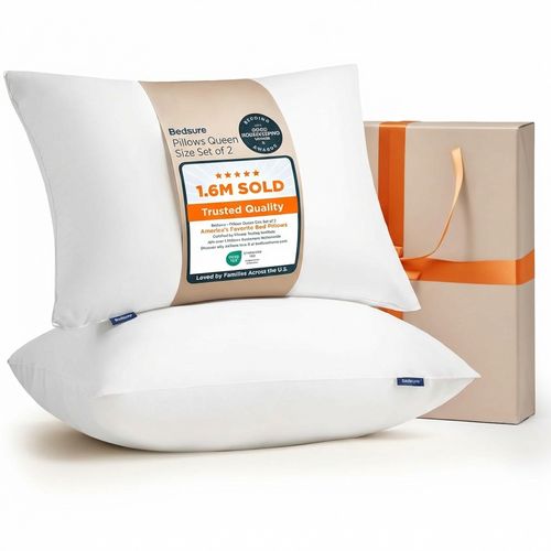 Bedsure Soft Bed Pillows Queen