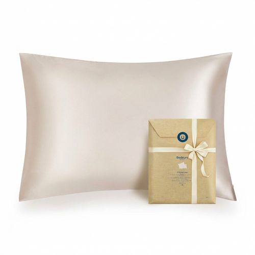Bedsure Satin Pillowcase with Zipper